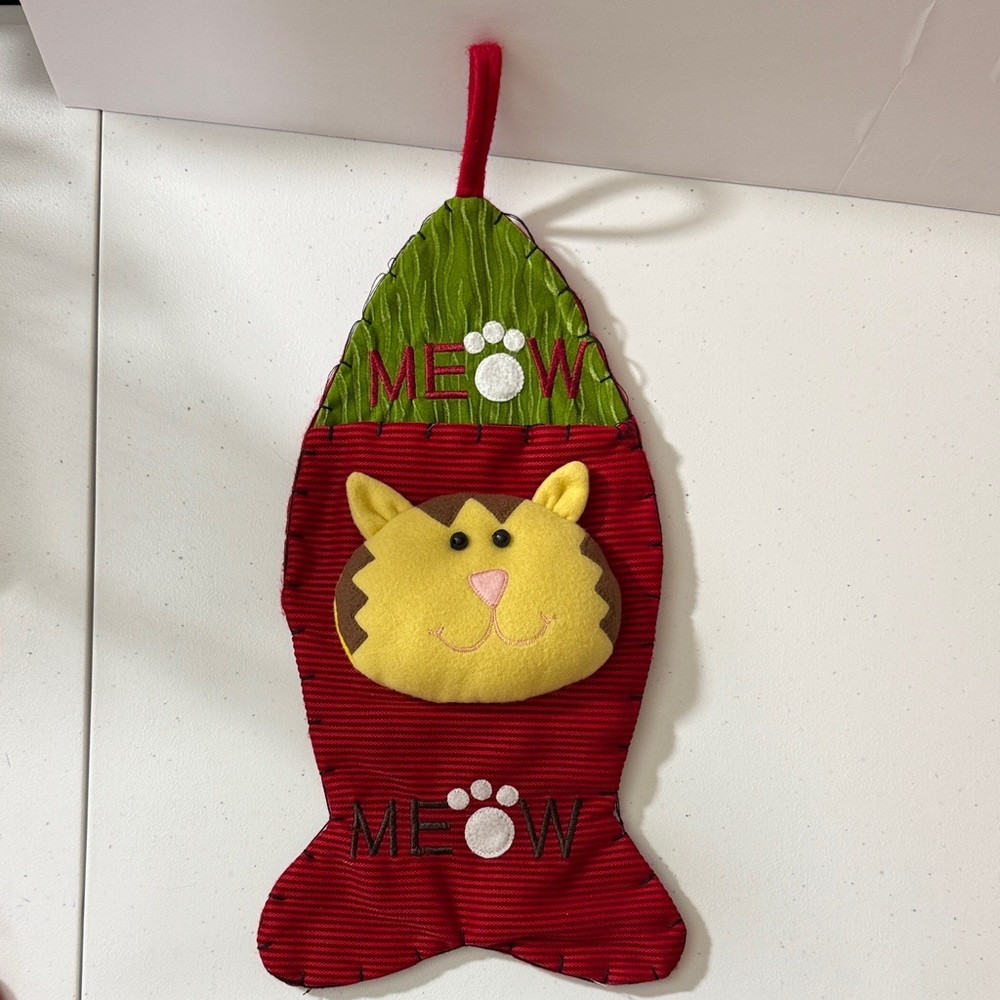 Cat Christmas Stocking